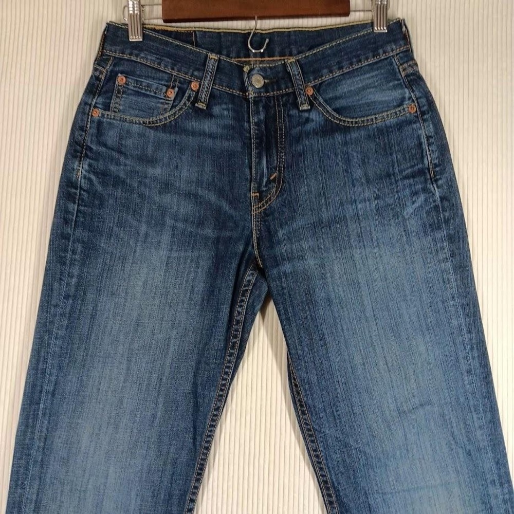 Levis 514 Jeans Mens 29x30 Blue Straight Leg‎ Denim Five Pocket Classic Pants - Picture 3 of 11